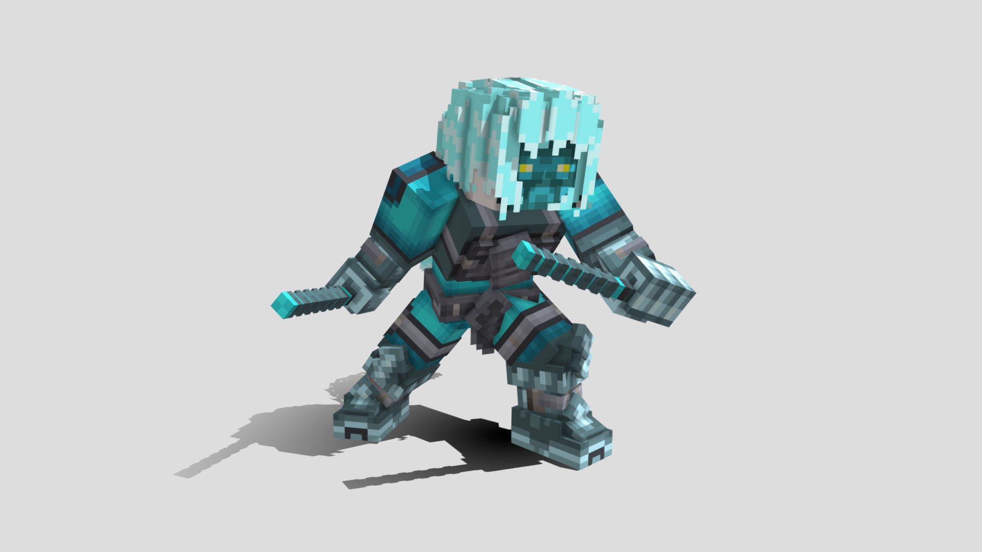 Bedrock Minecraft Model - A Sci Fi / Cyberpunk Neko Assassin with Electro-Sticks ready for action. The Neko character has an animated tail and an ice blue design.
This is an in depth and fully animated rig of a Custom Player Character Model / Custom Mob / Boss made exclusively for Minecraft Bedrock Edition

Blockbench model can be exported to work with other game engines.

The purchased model, animations and/or rigg can be applied as part-content to your Official Bedrock Minecraft maps and projects.



See more of my work via https://www.youtube.com/artsbykev

Reach out via https://www.twitter.com/artsbykev



For business inquiries reach out to business.artsbykev@gmail.com