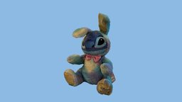 Tie Dye Teddy Bear cute, baby, toy, teddybear, nursery, stuffedanimal, tiedye, 3dscan, stuffedtoy, polycam