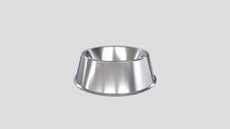 Pet Water and Food Bowl food, cat, dog, furnature, household, kitty, bowl, pet, hd, cats, christmas, dish, 4k, water, pets, gameassets, png, dogs, uhd, 4096x4096, character, pbr, gameasset, digital, highpoly, gameready, steel, stainles