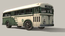 FREE 1940s City Bus/Coach (White Motor Co.) transportation, historic, vintage, retro, transport, bus, transit, publictransportation, vehicle, car, free