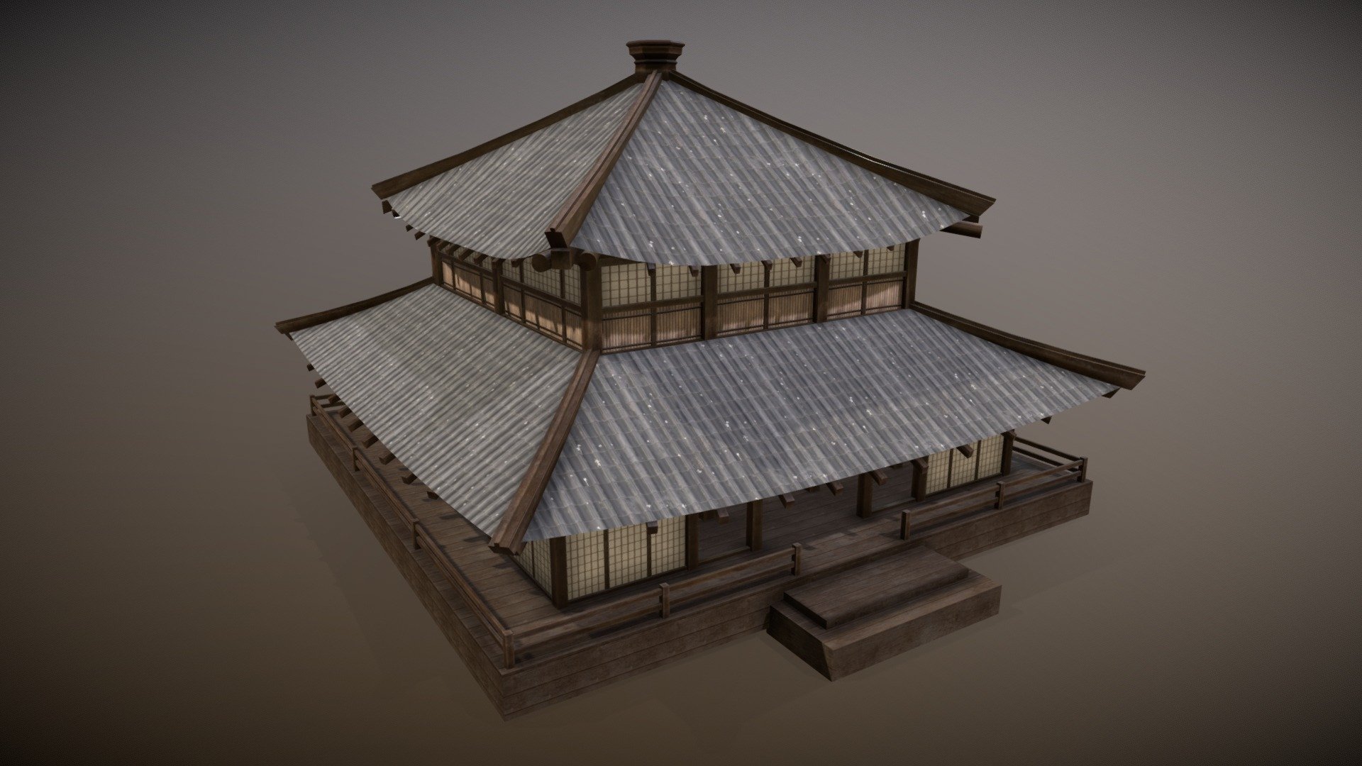 A Japanese Dojo , perfect for metaverses and VR experiences.