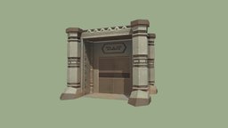 Generic Ruins Door ruins, dungeon, games, assets, fan, megaman, legends, mega, fangame, ue4, jjchalupnik, substancepainter, maya, game, man, gameasset, door, gameready, mmlx, psychopomp, mml