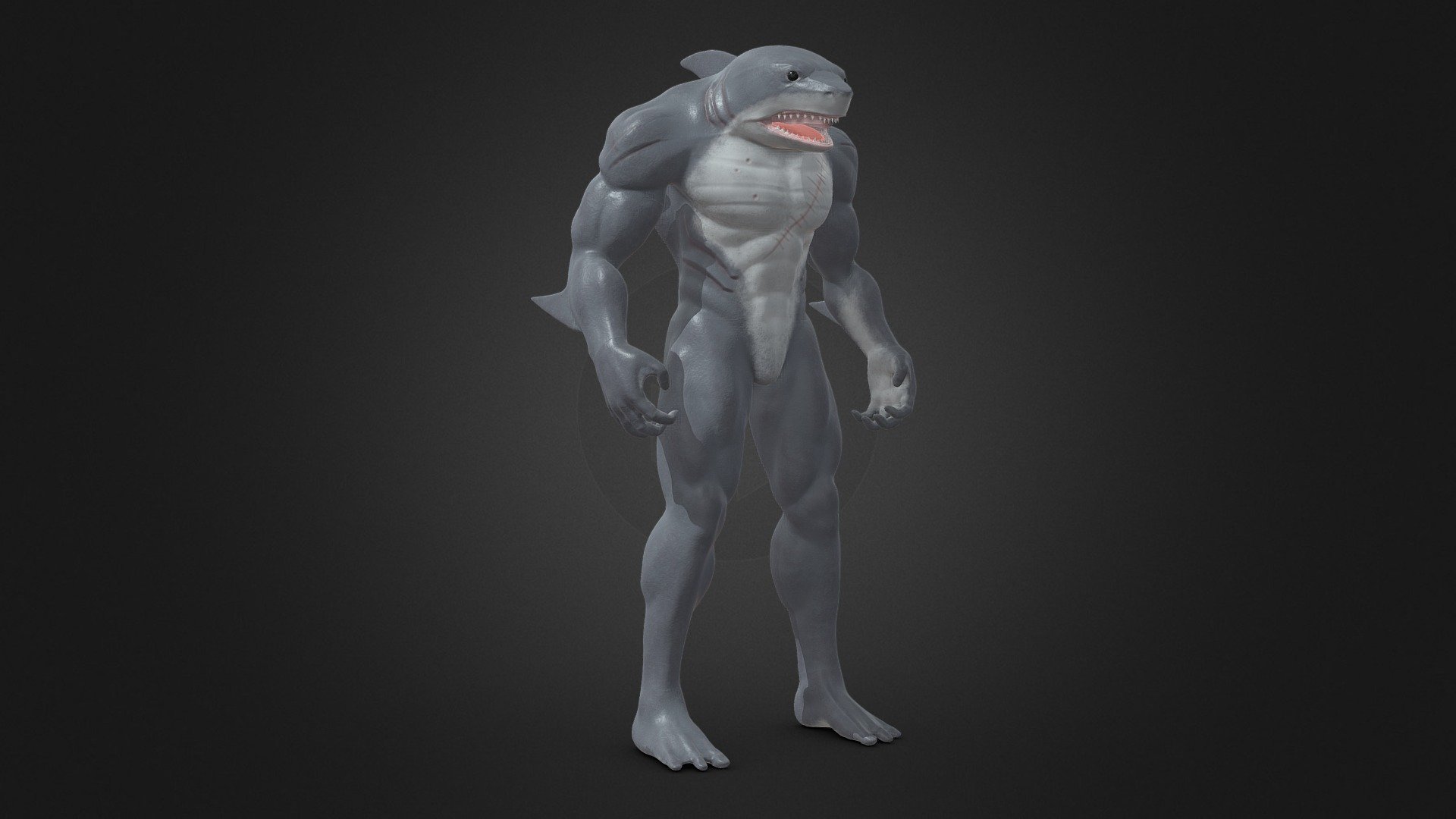 

King Shark is a supervillain appearing in comic books published by DC Comics. The character, also known as Nanaue.

get this at blenderkit https://www.blenderkit.com/r/raffmodels
