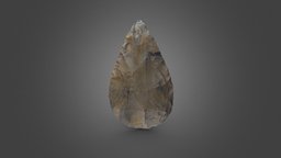 Acheulean handaxe / Biface acheulense lithic, biface, photoscan, photogrammetry, archaeology