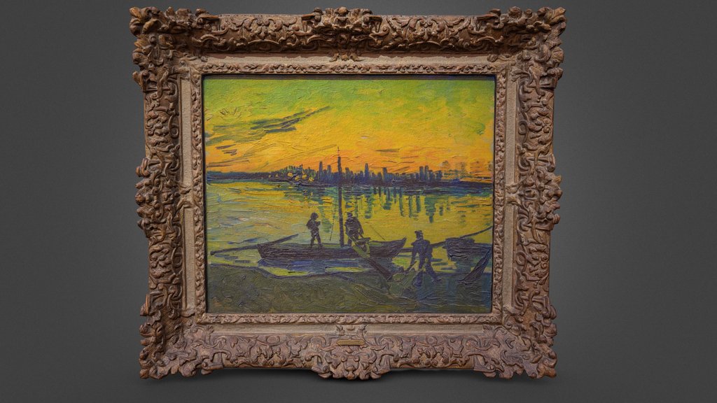 Vincent van Gogh - The Stevedores in Arles