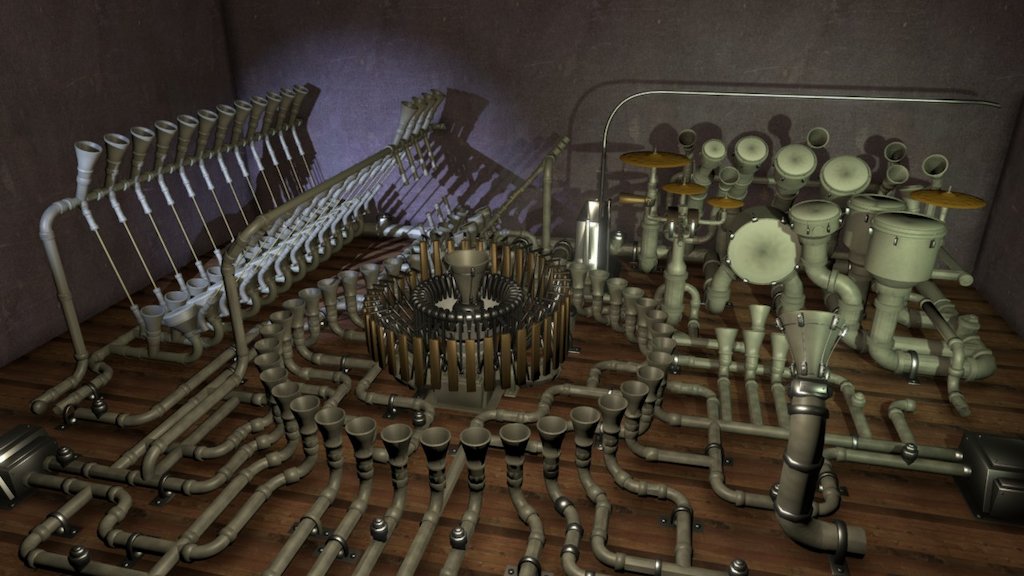 From Animusic 1 and 2, the Official Pipe Dream 3d model