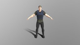 Chatacter_FPS_Final blender-3d, zbrush-sculpt, substance-painter, model