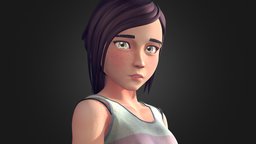 Ellie  FanArt (The Last of Us) ellie, blender, thelastofus2