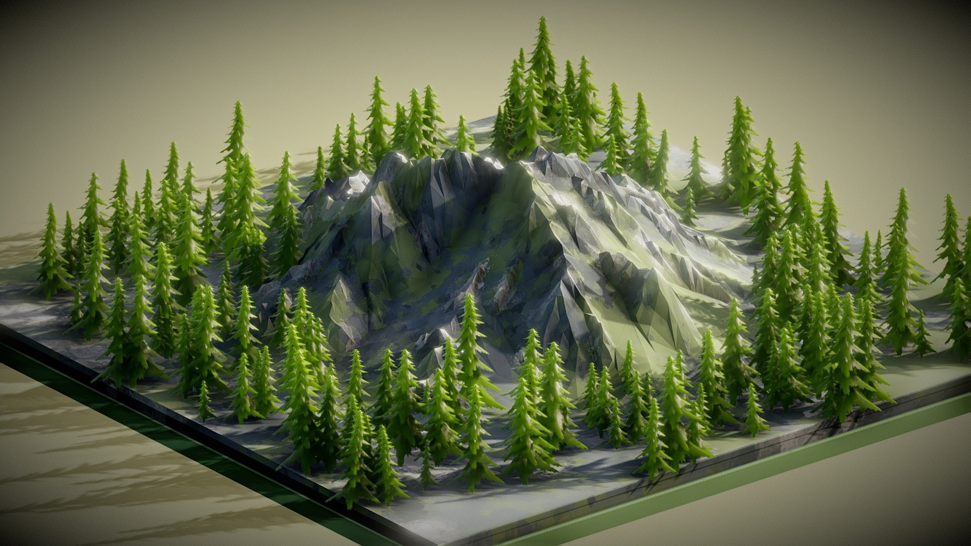 Isometric Mountain Scene



Scene Includes:



Mountain Mesh with Color Texture

Pine Trees with Opacity mask

Can be used in Personal Projects and NFT Generation




Thank You!