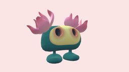 Tree Sprite: 'Little Petal' monsters, substancepainter, substance, maya, monster, treesprite