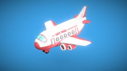 Cartoon Airplane assets, airplane, airliner, cartoony, airport, toony, airship, airbus, airplanes, vehicledesign, lowpolymodel, passengers, airplane-aircraft, pbr-game-ready, maya, low-poly, cartoon, blender, lowpoly, blender3d, cinema4d, stylized, textured, airplane3dmodel, noai