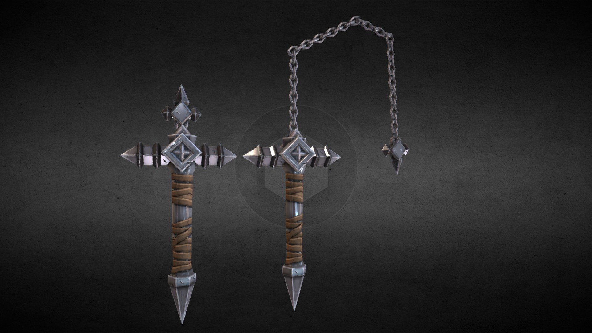 The Lord of shadows Whip of the Belmont Family from Castlevania LOS made as a practice ready for a game engine it has 1750 verts 1725 polys 3406 tris between the close and open version and the textures are 1024 x 1024 the textures are pbr and includes Diffuse, Specular, Normal map and AO if you need game assets for your games or STL files I am available for commission works.