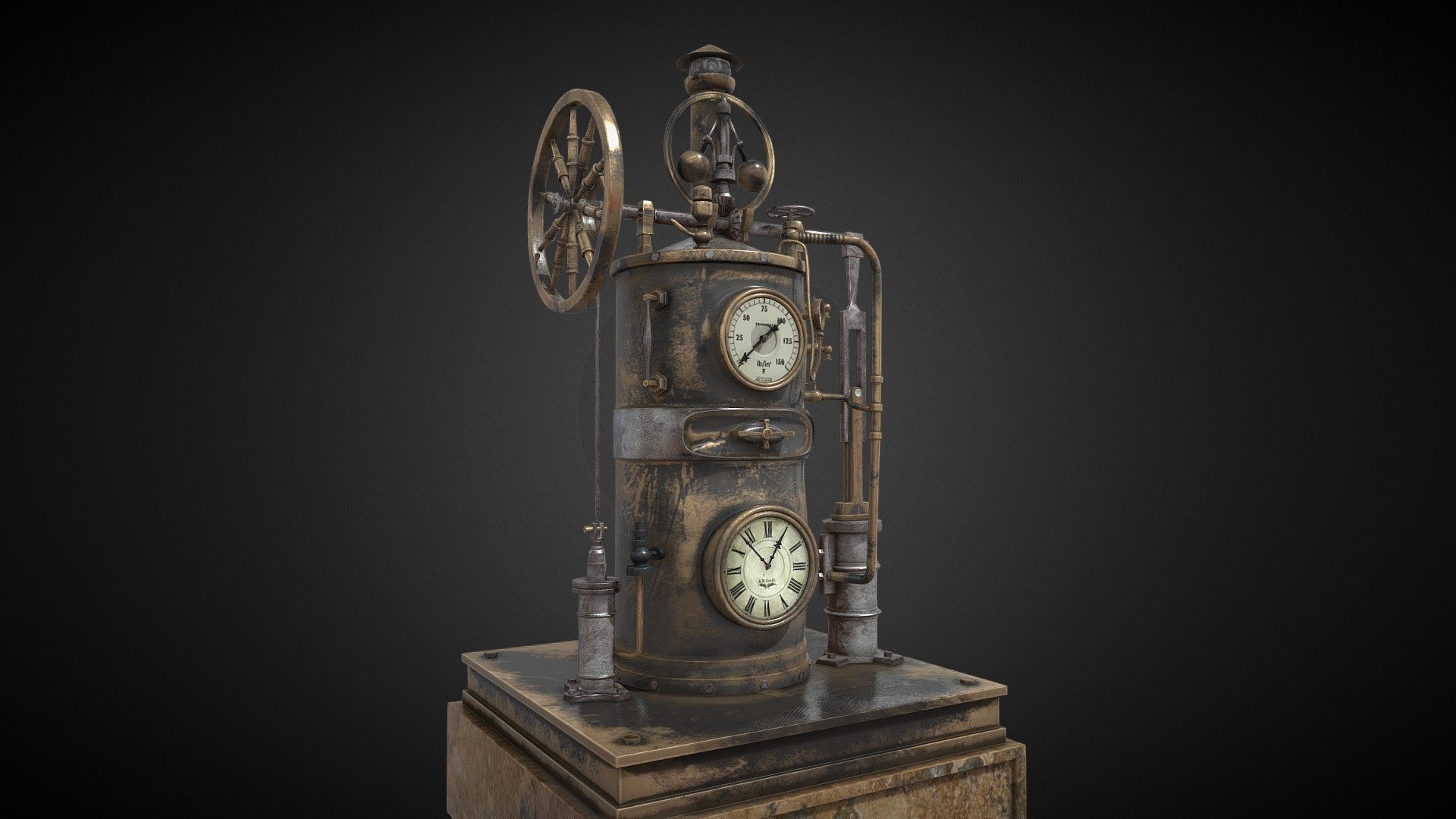 Hey guys

-This object made in blender
-unwrapped in unfold 3d
-textured in substance painter 
-rendered by V-Ray 5 in 3ds max2021



there are 4k PBR textures of this asset
it's ready to use in V-Ray , corona and Cycles .
Format included  : FBX - OBJ - Max - Blend

vertex : 565.344
polygon : 562.693



**More Products **

Pirate Hat 1 : https://sketchfab.com/3d-models/pirate-hat-1-game-asset-cb6aa7e3896c46e1a2a960bd6dce6985
Pirate Hat 4 : https://sketchfab.com/3d-models/pirate-hat-4-game-asset-73b37463cfba43d5852266501e9c2346