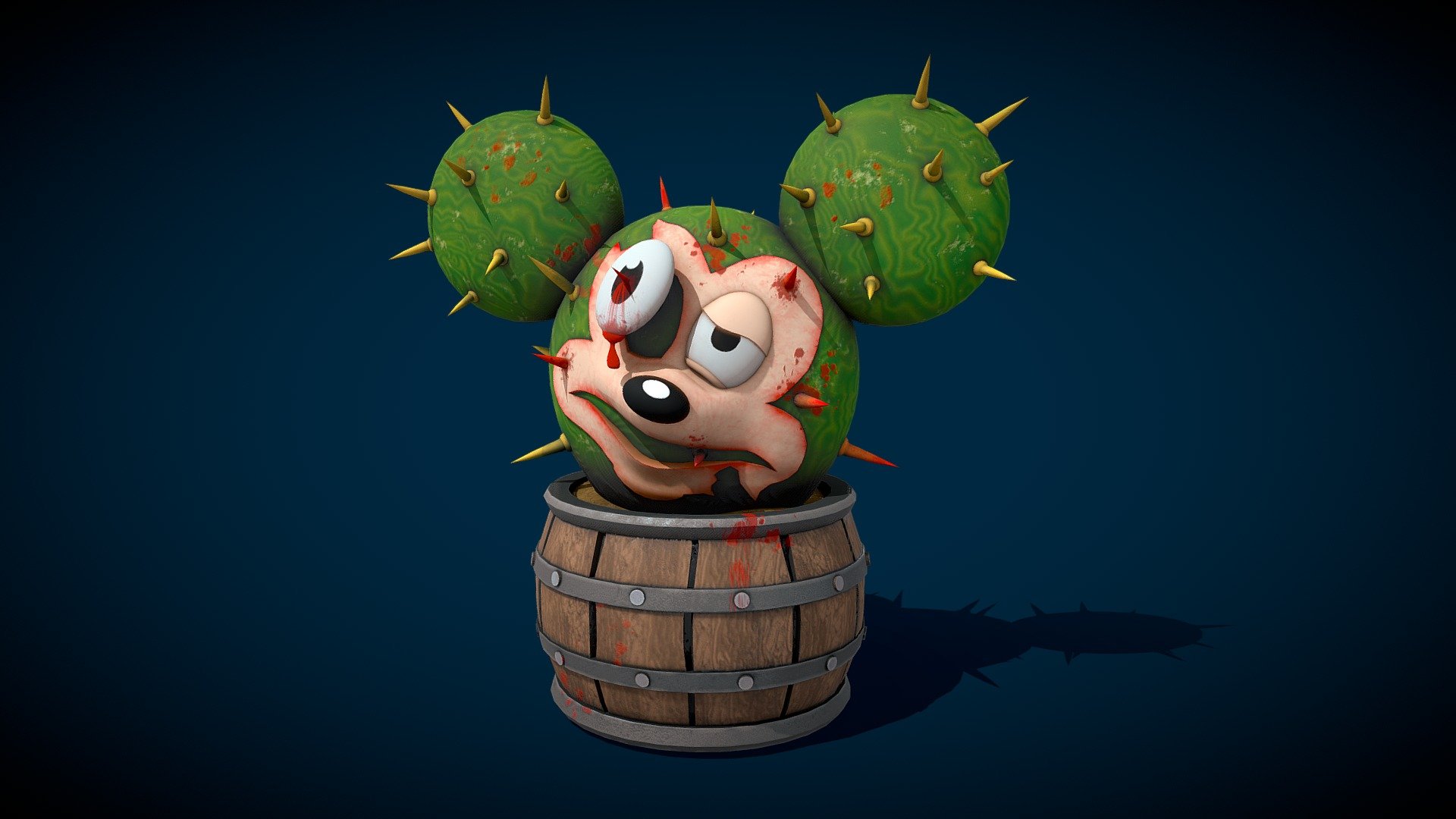 This is a 3D model of an old illustration i did. Found a little bit of time to make it and hope you like it :D