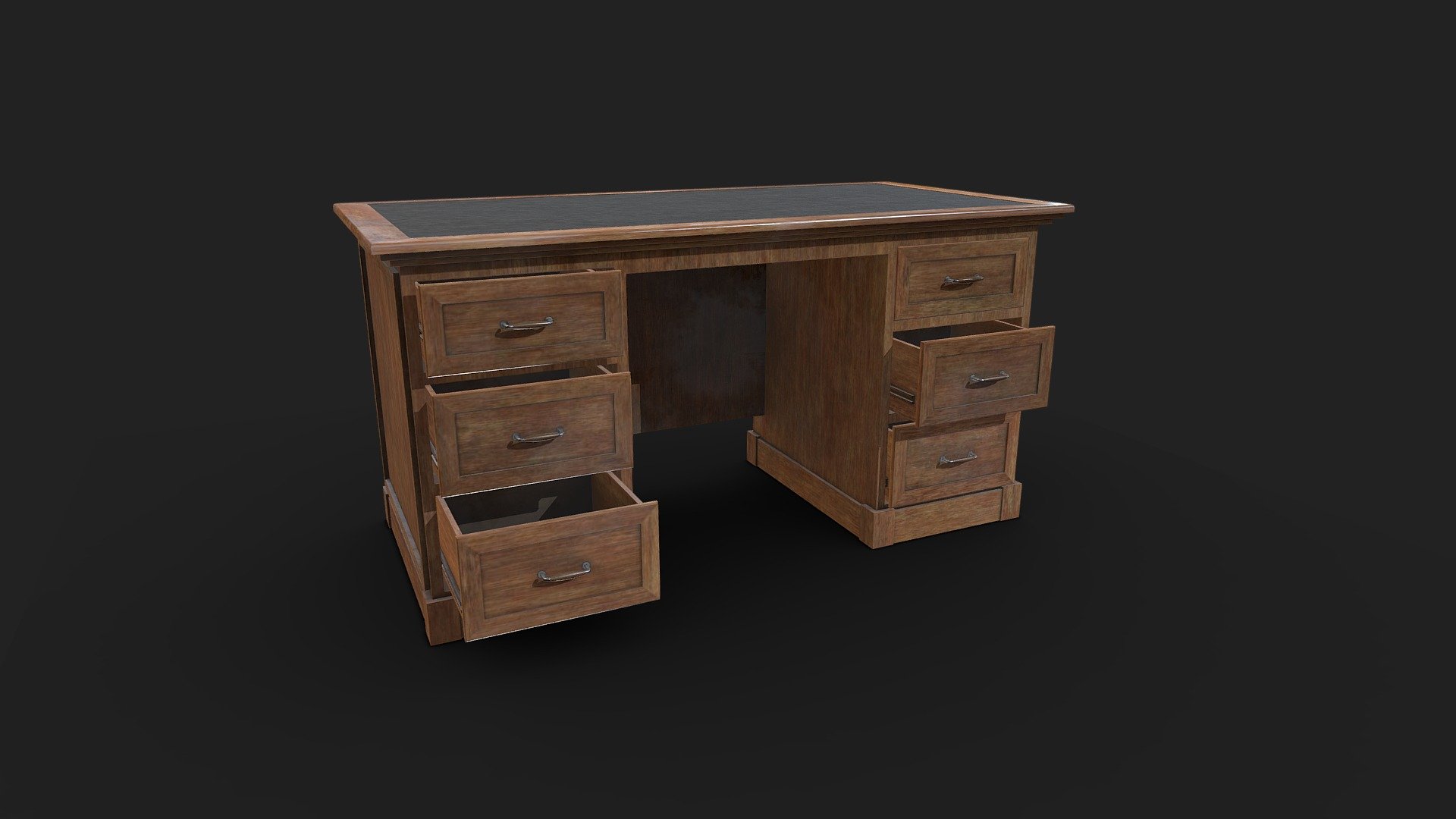 2048x2048 textures packs (PBR Metal Rough, Unity HDRP, Unity Standard Metallic and UE4):

PBR Metal Rough- BaseColor, AO, Height, Normal, Roughness and Metallic;

Unity HDRP: BaseColor, MaskMap, Normal;

Unity Standard Metallic: AlbedoTransparency, MetallicSmoothness, Normal;

Unreal Engine 4: BaseColor, Normal, OcclusionRoughnessMetallic;

The package also has the .fbx, .obj, .stl, .dae and .blend file.