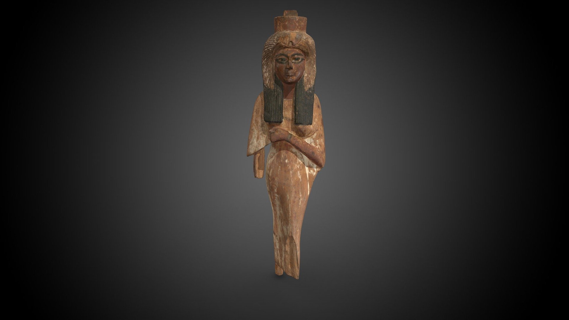 Statuetta di Ahmose Nefertari




Inv. no.: Cat.1389

Material: Wood, paint

Dimensions: 38 x 11,5 x 7 cm

Date: 1550-1070 BCE

Period: New Kingdom

Dynasty: Eighteenth-Twentieth Dynasty

Reign: Unknown

Provenance: Deir el-Medina

Acquisition: Old fund (1824-1888)
