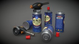 Blowtorch mechanic, rollercoaster, tool, blowtorch, game, blender, substance-painter