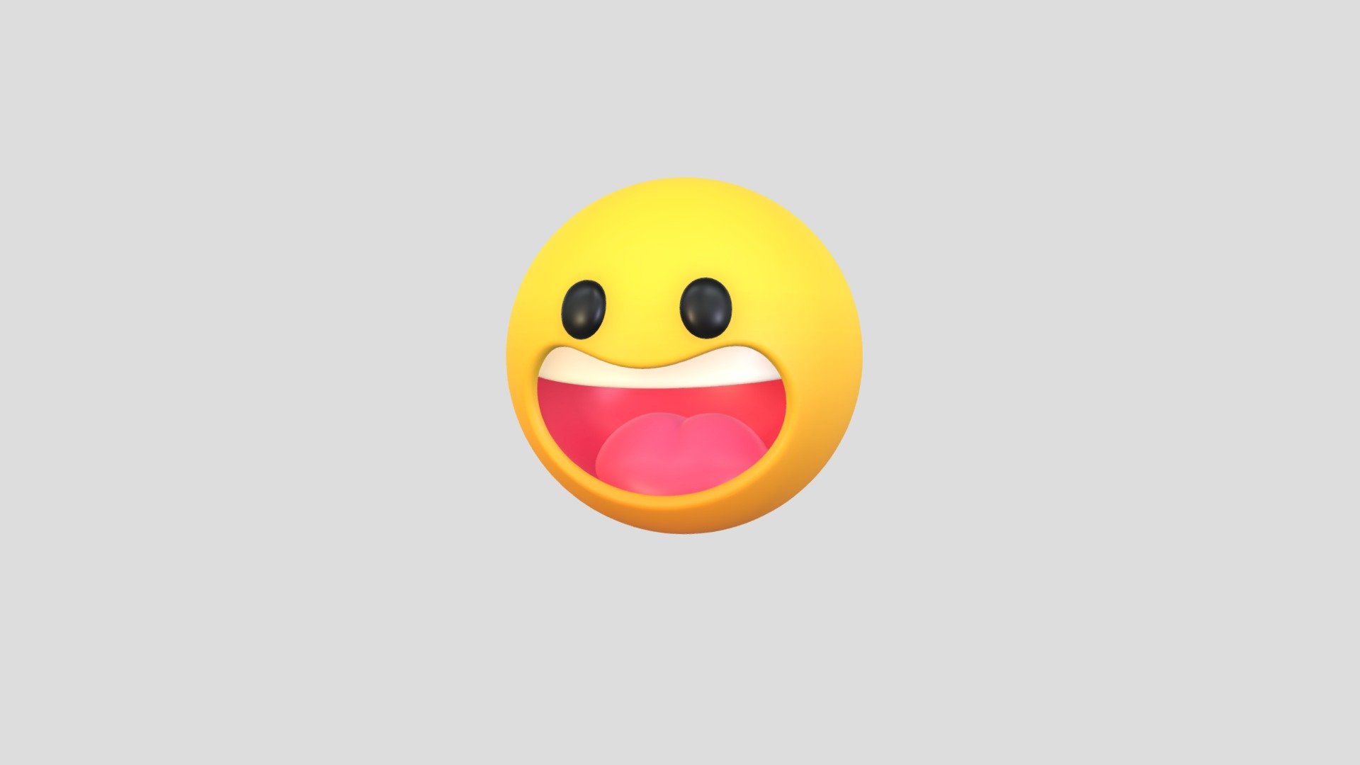Laughing Face Emoji 3d model.      
    


File Format      
 
- 3ds max 2023  
 
- FBX  
 
- STL  
 
- OBJ  
    


Clean topology    

No Rig                          

Non-overlapping unwrapped UVs        
 


PNG texture               

2048x2048                


- Base Color                        

- Roughness                         



2,592 polygons                          

2,627 vertexs                          
