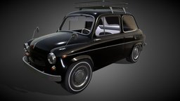 Old Soviet Russian Car vintage, retro, transport, oldschool, gamedev, zaz, unrealengine, uvmapped, classic-car, replica3d, pbrtexture, soviet-union, zaporozhets, baked-textures, russian-car, substancepainter, substance, unity, blender, vehicle, lowpoly, gameasset, car, gameready