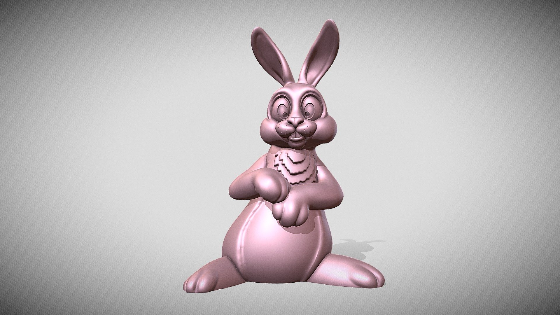rabbit consists of a single mesh. The grid is checked, tight, there are no foreign inclusions