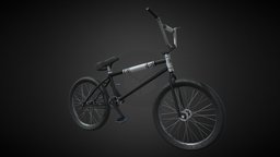BMX POLICE bike, police, bicycle, future, transport, bmx, sports, detailed, vr, substancepainter, substance, vehicle, futuristic, gameasset, gameready, stunt-bike