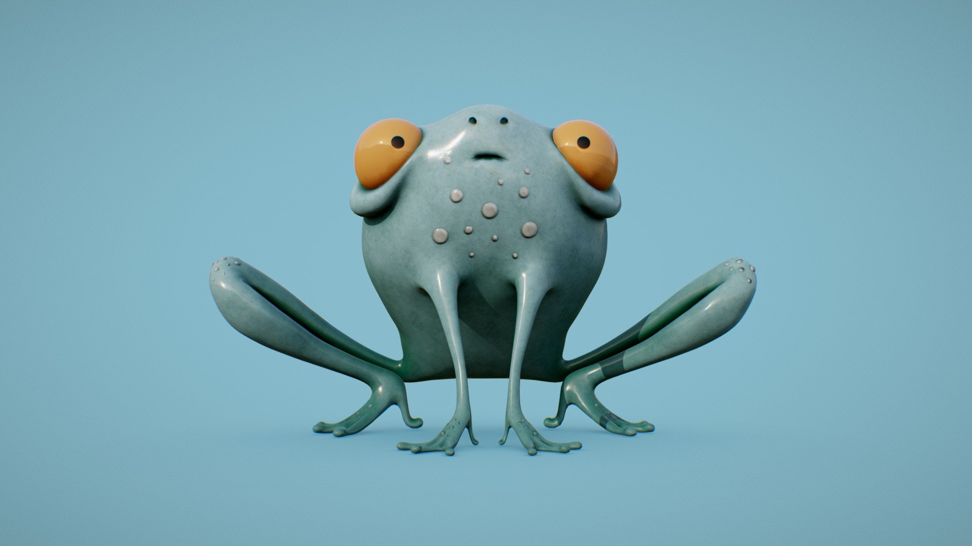 New 3d model - Rana -Cartoon