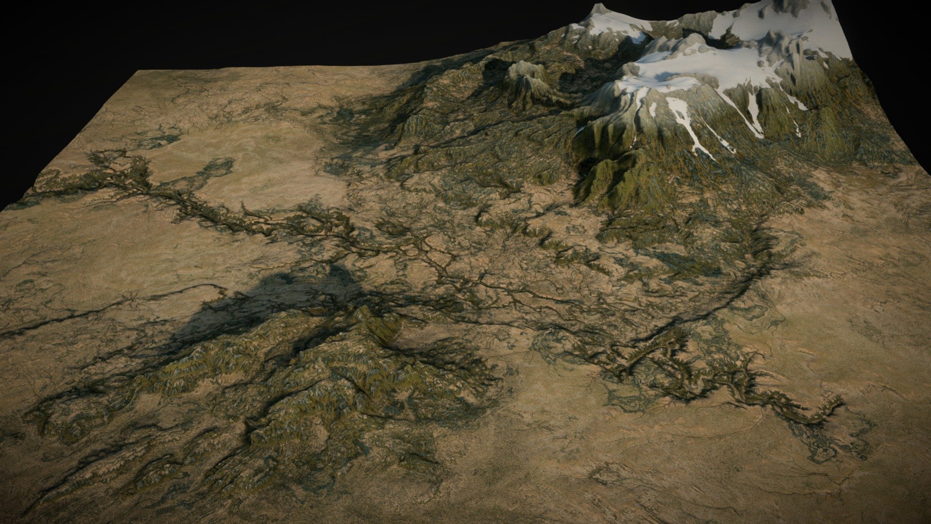 **Expetimental Terrain - Biome 01 **
Highly detailed 3D terrain based on real-world data. 
3D package real-time and offline rendering ready.

3D Assets and Maps available in 8K, 4K, 2K, 1K with 32bit Heightmap
here: https://guillaumerenier.myportfolio.com/biome-01

*only low poly model is display on Sketchfab

I hope you will enjoy this terrain. Follow me on Instagram for more and feel free to tag me with your artwork https://www.instagram.com/guillaumerenier_art/
