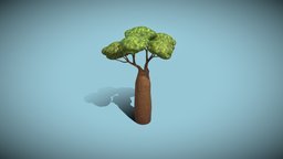 Cartoon Baobab Tree 3D Model tree, plant, landscape, forest, flora, africa, exterior, leaf, vegetation, nature, woods, savannah, savanna, cartoon-tree, baobab, cartoon, wood, environment, savanna-tree, cartoon-baobab-tree, baobab-tree, adansonia-digitata