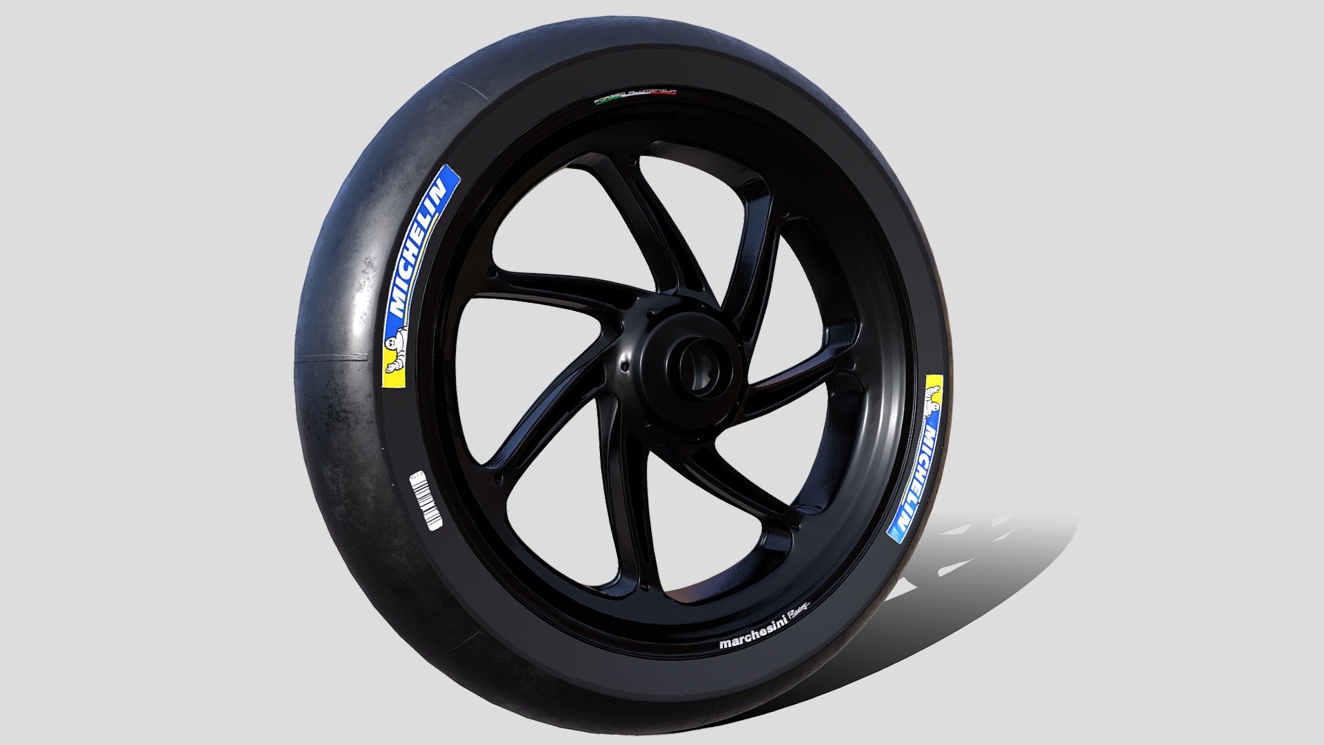 High quality model of an MotoGP wheel