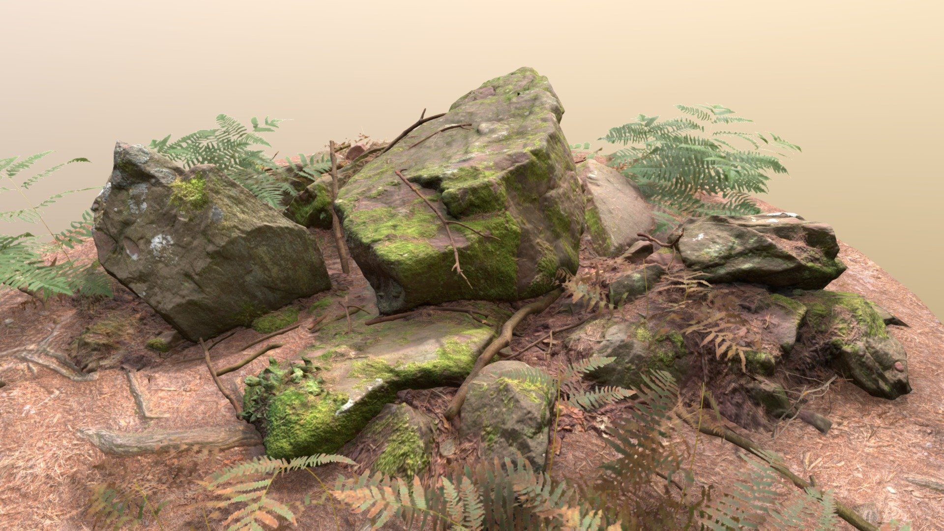 A little scene with a few of my assets.

Realistic Forest Rock Stone Ground Floor