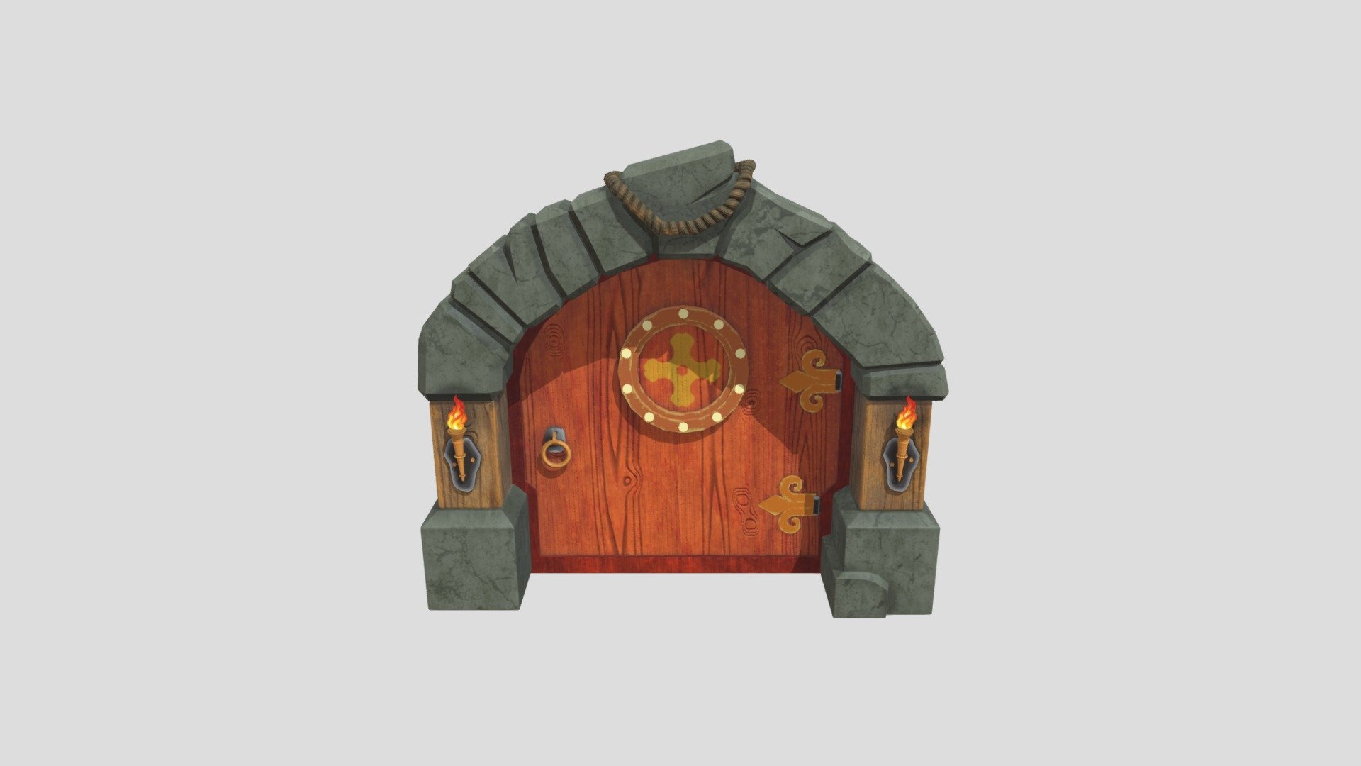 A 3D model of old gate

Details: Modeled with Maya Model unwrapped Painted with Photoshop

Textures Textures are in JPG format.

Polygon and Vertices count:

Polygons: 9750
Vertices: 4975

Click on our username to check more of our work.
