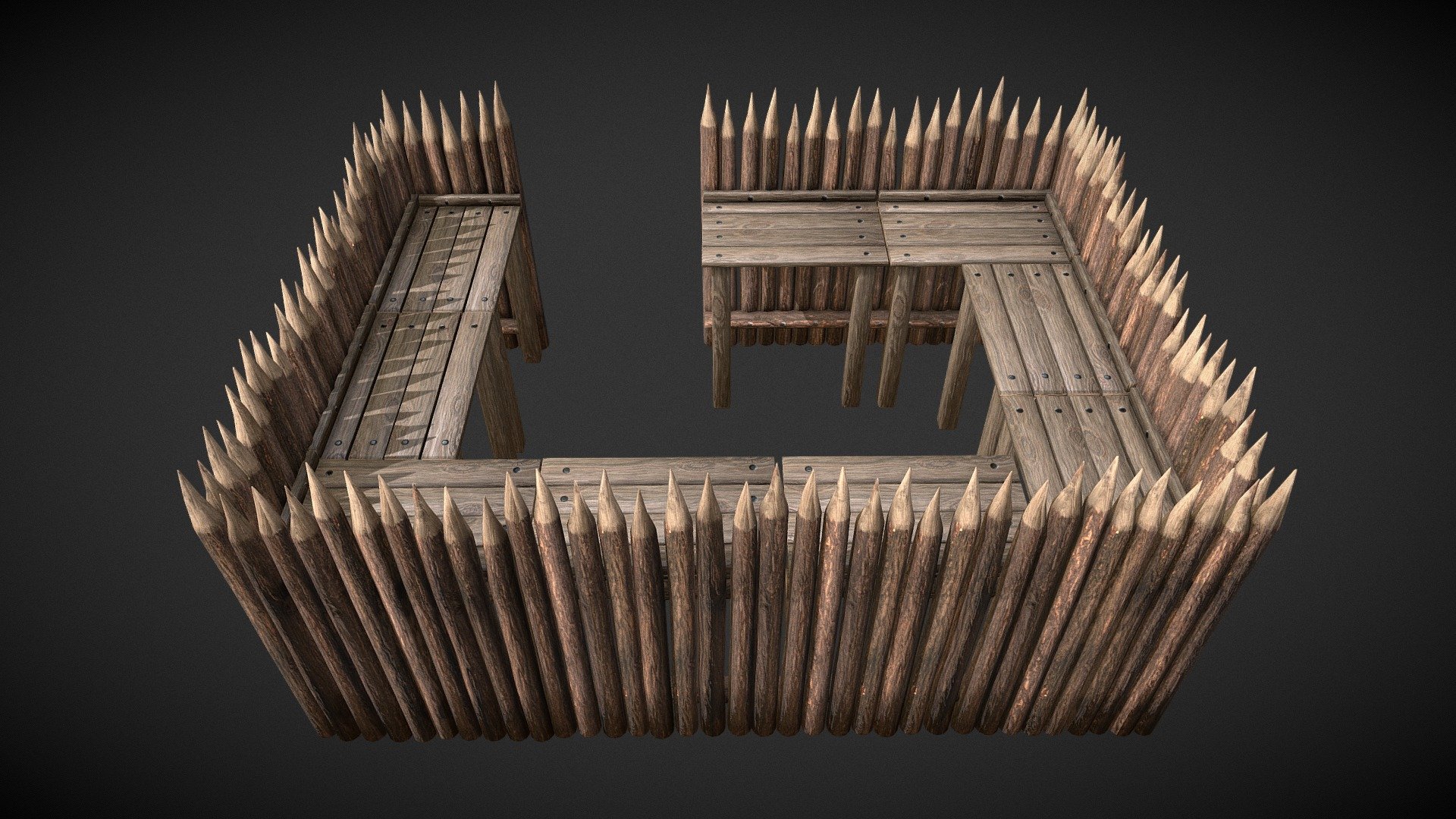 Medieval Wooden Palisade 4k - Model/Art by Outworld Studios

Must give credit to Outworld Studios if using the asset.

Show support by joining my discord: https://discord.gg/EgWSkp8Cxn