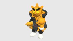 Glo Gang Kids for Glo Shop sculpt, statue, zbrush, chiefkeef, glogang, noai