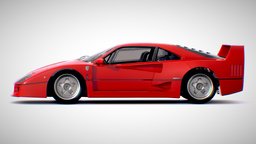 Ferrari f40 ferrari, sportcar, f40, vehicle, car