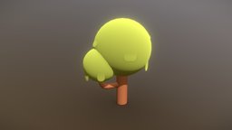 Cute Toon Tree tree, toon, cute, nature, 3d