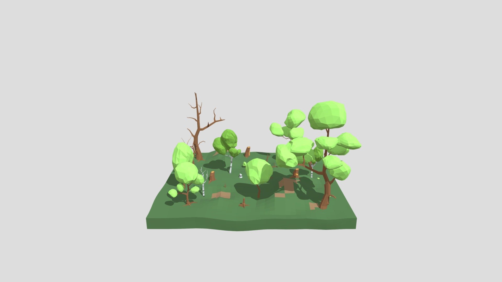 Low Poly Trees Pack 01
