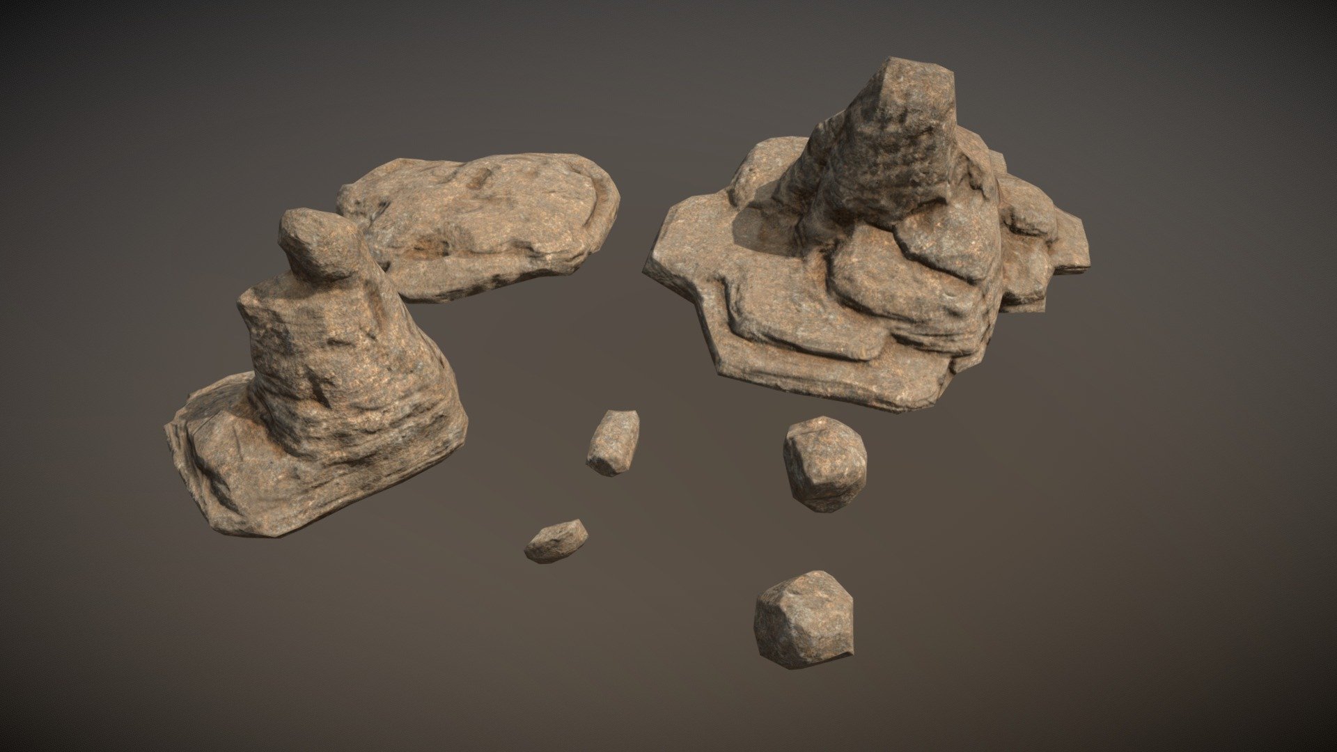 Lowpoly sandstone Kit

collection of 7 unique building blocks / cliff/stone assets




FBX

OBJ

Blender

Max 2017 V-ray



Poly Total: 1735

Vert total: 933

Color, normal, Metallic, Roughness, Hight,occlusion :  4K JPG Textures