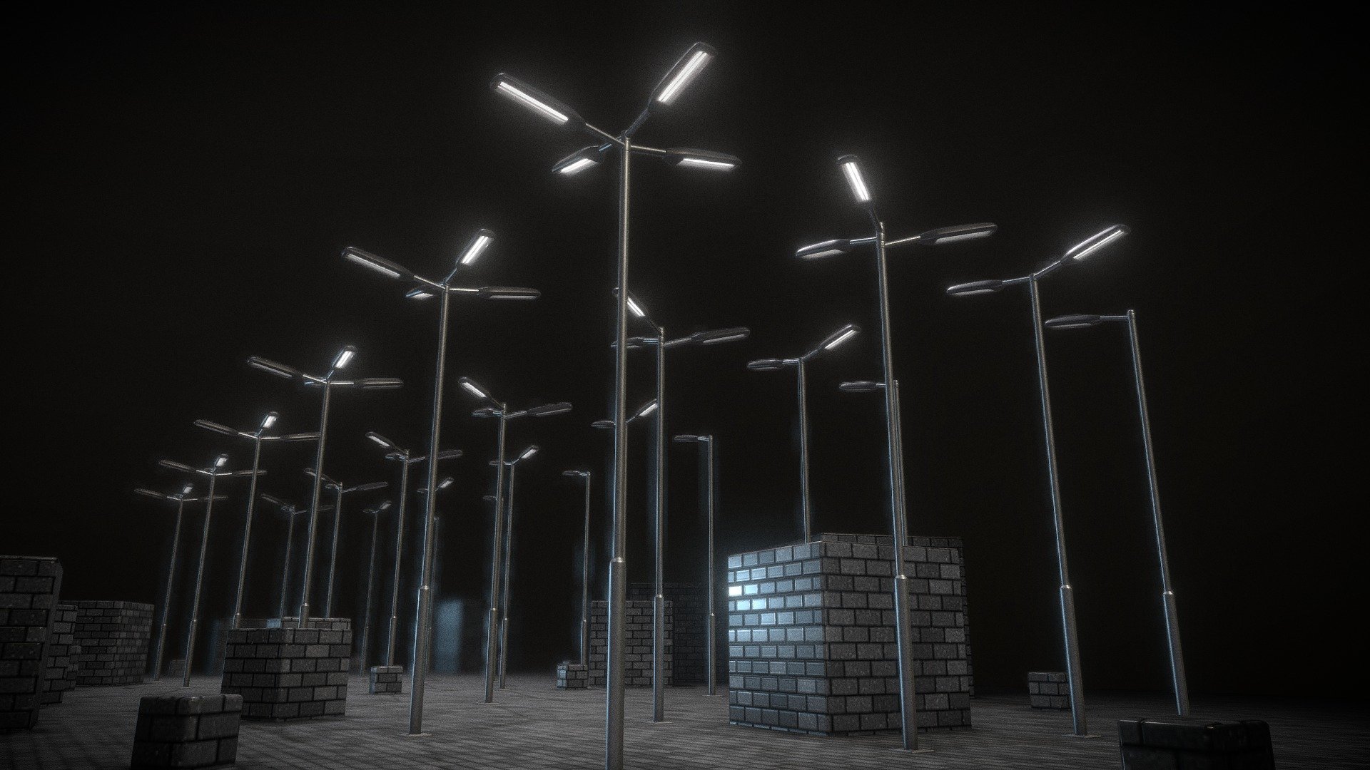 Contains:




Street Light 11 (Pole 2) (Version 3)

Street Light 11 (Pole 2) (Version 4)

Street Light 11 (Pole 2) (Version 5)

Street Light 11 (Pole 2) (Version 6)




object rotation and location is 0, scale is 1.000 x 1.000 x 1.000

the object center point is where it should be, so you can place the light easily on your street

two PBR material for the pole and the lamp with 4k textures

textures : Base Color, Normal, Metalness, Roughness





Modeled and textured by 3DHaupt in Blender-2.90

