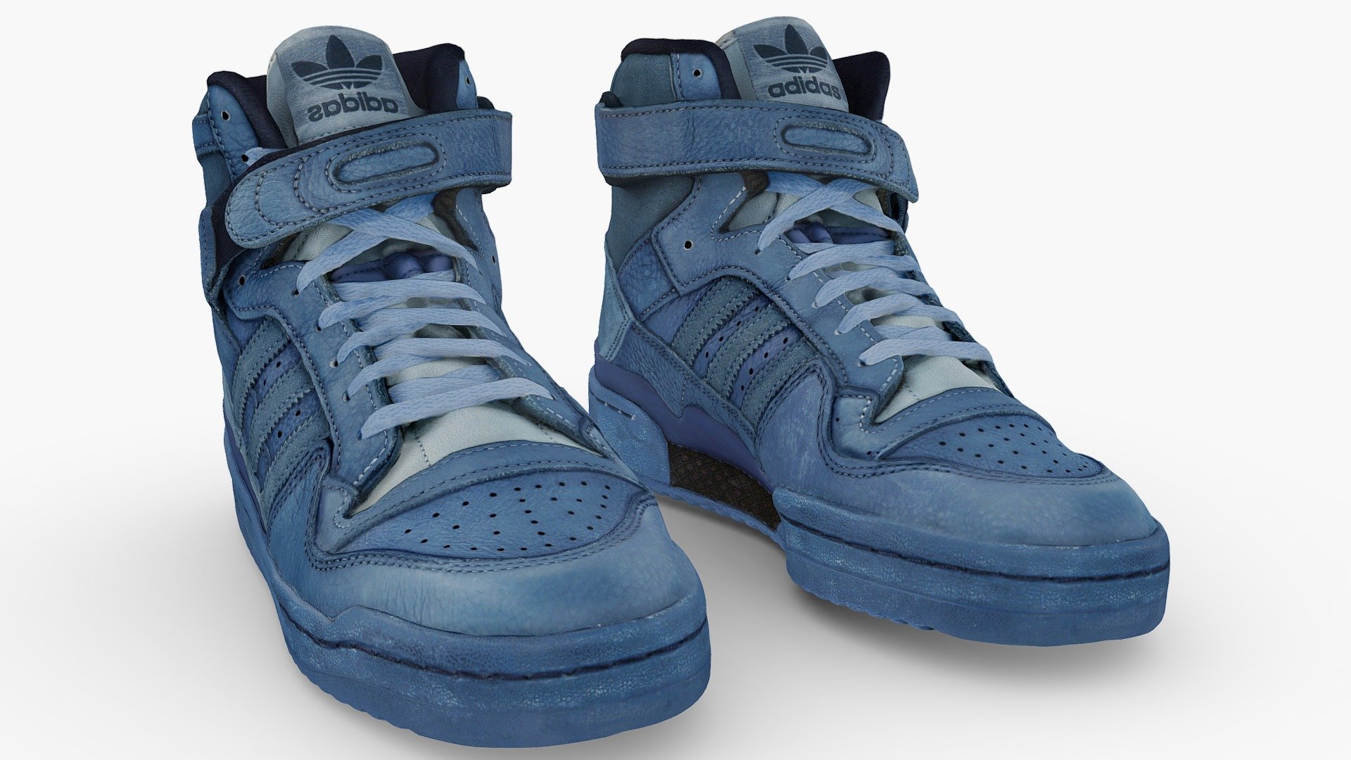 A Very Detailed scanned shoes with High-Quality .Reay to use in virtual try on project.

The Mesh is UV unwrapped.

4096x4096 difuse Texture Map jpg format，in the compressed file rar.

The textures is lighting baked,the texture is uploaded to preview images.

File contains :

FBX .OBJ .stl.collada(dae).Difuse map Texture(jpg format).

If you want to change the colorway of the shoes, it is easy to do with photopshop. If you want to change the colorway or decrease the polycourt ,I am willing to do it.

This is a professional scanning agency, if you want any other shoes, Don't hesitate to tell me.It will helps a lot.we are available for custom shoes scan.

Don't forget to check my other sneakers,Have a nice day：）