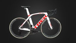 Roadbike TREK Madone SLR 9 Disc eTap white bike, wheel, bicycle, power, brakes, trek, cycling, disc, climbing, tourdefrance, ciclist, slr, handlebar, roadbike, etap, madone, team-sky, vehicle, racing, race, segafredo, contador