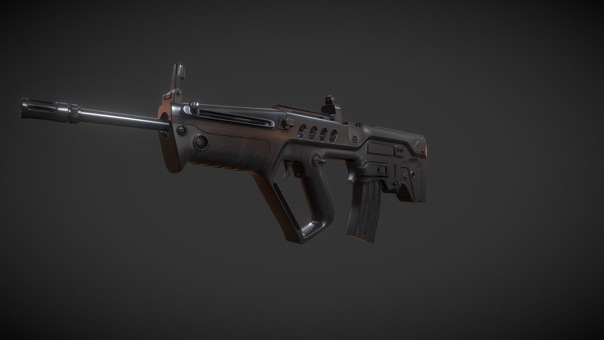 3D model was created on real weapon base: accurately, in real units of measurement, maximally close to the original.

We can make any adjustments for the model, for example make it suitable for game engines https://hum3d.com/game-ready-models/, add/change any parts, make rigging/animation - just contact us.

Model formats:

*.fbx (Multi Format)

*.obj (Multi Format)

*.3ds (Multi Format)

*.lwo (Lightwave 6)

If you need any other formats we are more than happy to make them for you.

The model is provided combined, all main parts are presented as separate parts therefore materials of objects are easy to be modified or removed and standard parts are easy to be replaced. If you experience difficulties with separating standard parts we are more than happy to give you qualified assistance.

We greatly appreciate you choosing our 3D models and hope they will be of use.

We look forward to continuously dealing with you.

Sincerely Yours,

Hum3D Team