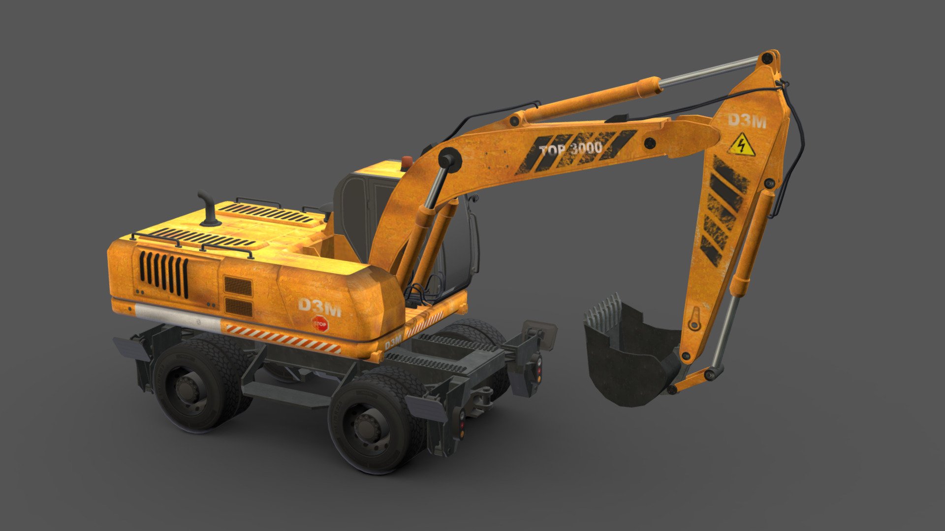 


Excavator truck




You can use these models in any game and project.




This model is made with order and precision.




Separated parts (body. wheels).




Very Low- Poly




Average poly count: 15,000 tris.




Texture size: 2048 / 1024 / 512 / 256 (BMP).




Number of textures: 6.




Number of ingredients: 3.




Format: fbx.


