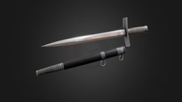 WW2 German dagger ww2, german, unrealengine, coldweapon, ww2weapons, knife, unity, pbr, mobile, dagger