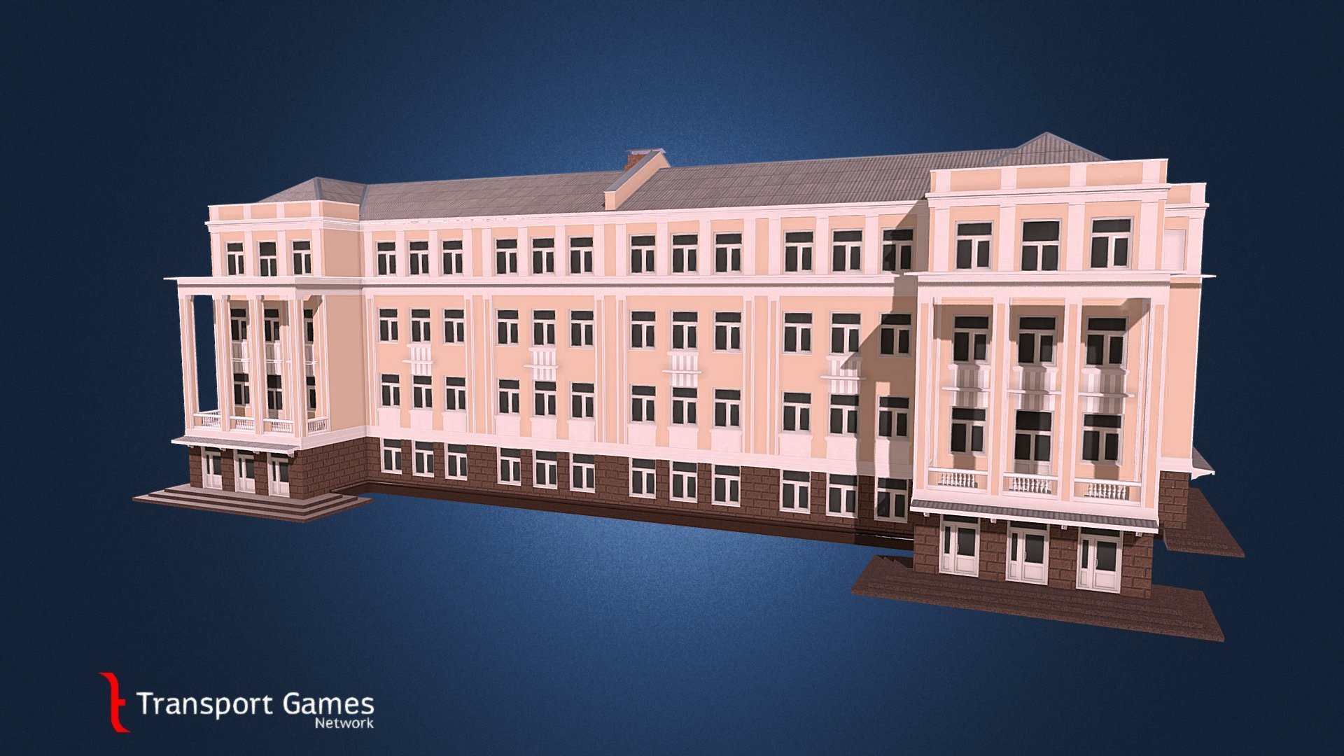 Asset for Citites Skylines.

Architect Kodner.

Typical soviet school 1930-1940 of 20th century.

