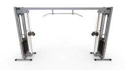 Cable Crossover body, cross, smith, adjustable, fitness, gym, equipment, exercise, pulley, training, machine, over, weight, workout, cable, crossover, cables, strength, low, poly, sport