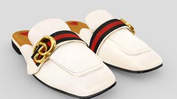 Gucci Woman Luxury Fashion Leather Slippper people, fashion, urban, secondlife, ar, shoes, nike, trainer, woman, footwear, sneaker, adidas, wear, sims, jordan, apparel, streetwear, shoescan, character, man