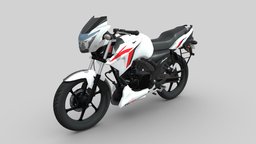 TVS Apache 160 bike, motorbike, motorcycle, apache, biker, rider, sportbike, biking, tvs, aaa-game-model, game, vehicle, racing, gameasset, gamemodel, race