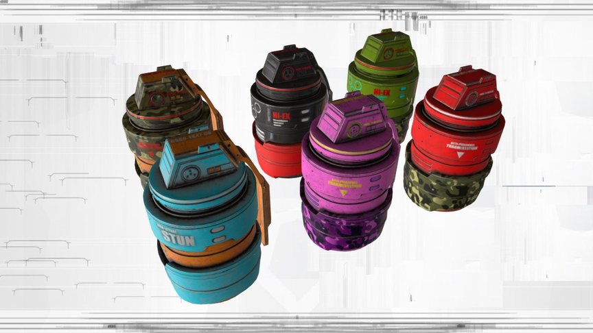 GrenadesVol1 grenades, downloadable, download