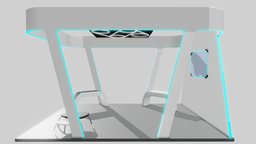 Modern and Elegant Booth AFRODITE exhibition, booth, conference, design, futuristic