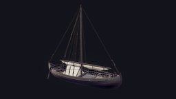 Viking Cargo Ship - Skuldelev 1 wooden, sail, viking, medieval, realtime, reconstruction, cargo, ship, boat, knarr, skuldelev, merchant-ship, skuldelev-1, noai